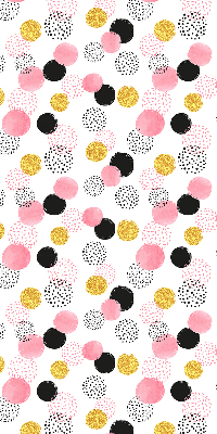 Blackout roller blind Various circles