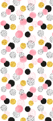 Blackout roller blind Various circles