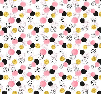 Blackout roller blind Various circles