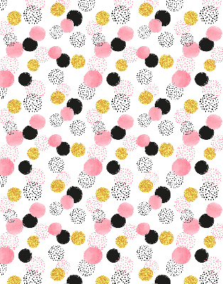 Blackout roller blind Various circles