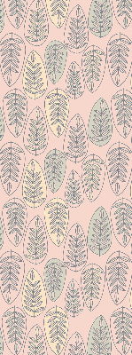 Blackout roller blind for window Colorful leaves