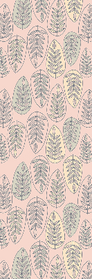 Blackout roller blind for window Colorful leaves