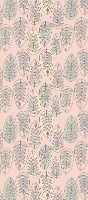 Blackout roller blind for window Colorful leaves