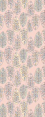 Blackout roller blind for window Colorful leaves