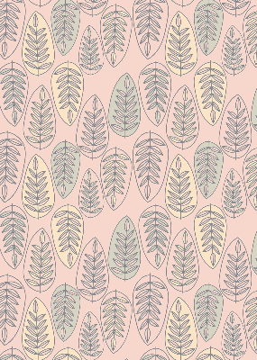 Blackout roller blind for window Colorful leaves