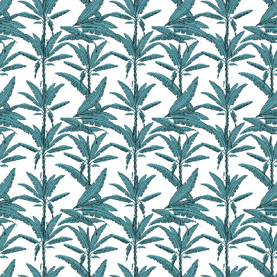 Blackout roller blind Palm leaves