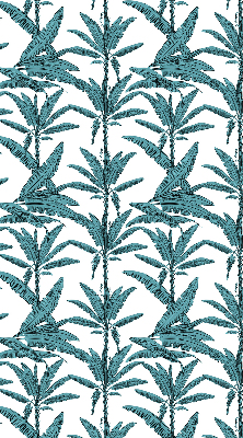 Blackout roller blind Palm leaves