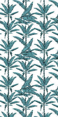 Blackout roller blind Palm leaves