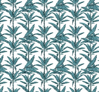 Blackout roller blind Palm leaves