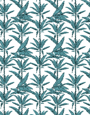 Blackout roller blind Palm leaves