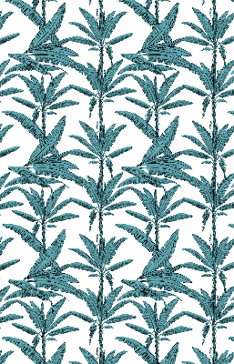 Blackout roller blind Palm leaves