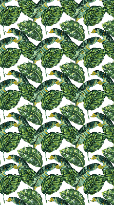 Blackout roller blind for window Exotic leaves
