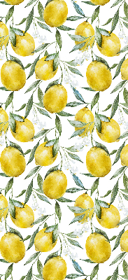 Fabric roller blind for window Lemons