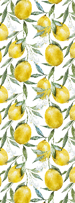 Fabric roller blind for window Lemons