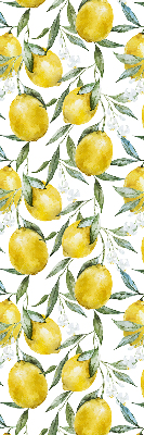 Fabric roller blind for window Lemons