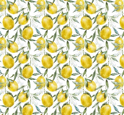 Fabric roller blind for window Lemons