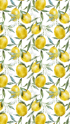 Fabric roller blind for window Lemons