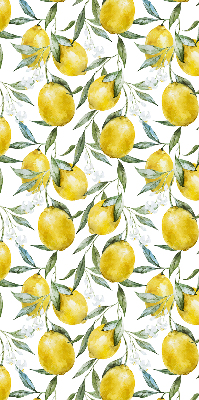 Fabric roller blind for window Lemons