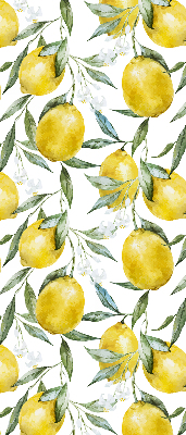 Fabric roller blind for window Lemons