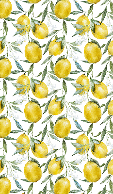 Fabric roller blind for window Lemons
