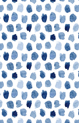 Blackout roller blind Blue painted spots