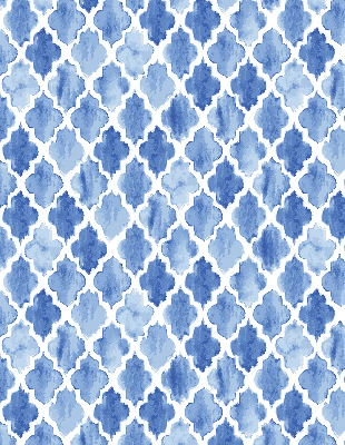 Blackout roller blind for window Painted pattern