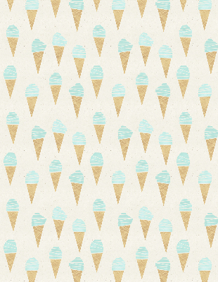 Blackout roller blind Ice cream in a cone