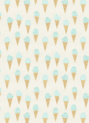 Blackout roller blind Ice cream in a cone