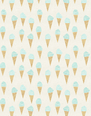 Blackout roller blind Ice cream in a cone