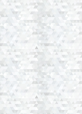 Blackout roller blind for window Gray triangle pattern
