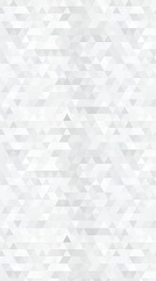 Blackout roller blind for window Gray triangle pattern