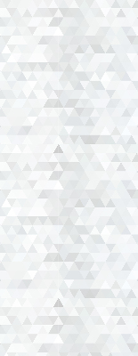 Blackout roller blind for window Gray triangle pattern