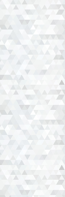 Blackout roller blind for window Gray triangle pattern