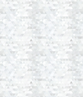 Blackout roller blind for window Gray triangle pattern