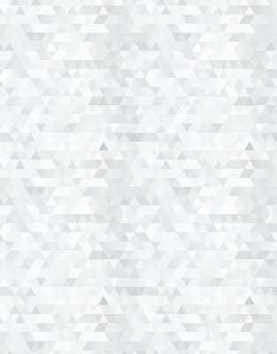 Blackout roller blind for window Gray triangle pattern