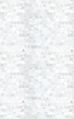 Blackout roller blind for window Gray triangle pattern