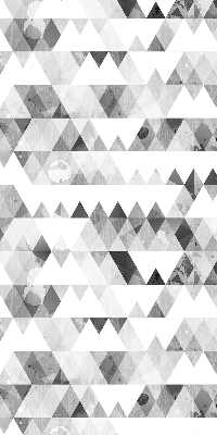 Blackout roller blind Gray triangle pattern
