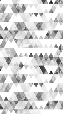 Blackout roller blind Gray triangle pattern