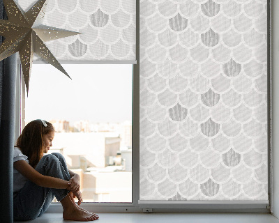 Blackout roller blind for window Gray scales