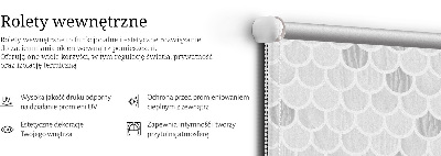 Blackout roller blind for window Gray scales