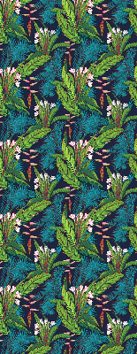Blackout roller blind Exotic plants