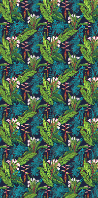 Blackout roller blind Exotic plants