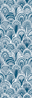 Blackout roller blind Blue pattern