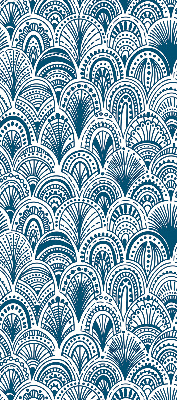 Blackout roller blind Blue pattern