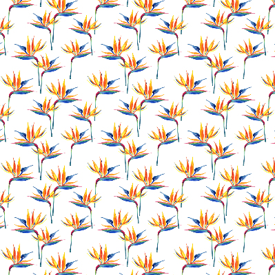 Fabric roller blind for window Colorful leaves