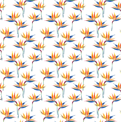 Fabric roller blind for window Colorful leaves