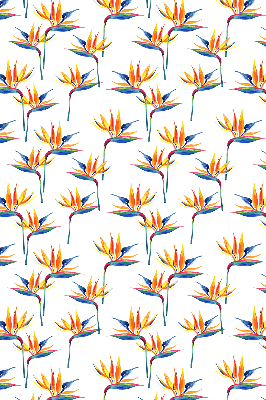 Fabric roller blind for window Colorful leaves