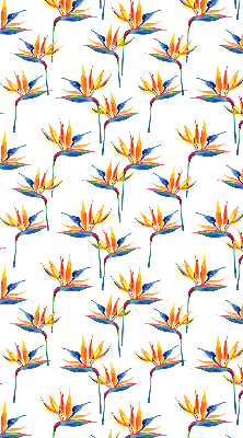 Fabric roller blind for window Colorful leaves