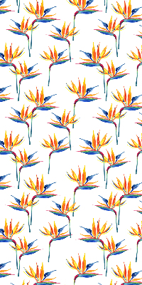 Fabric roller blind for window Colorful leaves