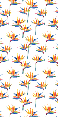 Fabric roller blind for window Colorful leaves
